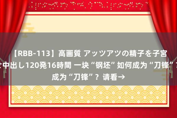 【RBB-113】高画質 アッツアツの精子を子宮に孕ませ中出し120発16時間 一块“钢坯”如何成为“刀锋”？请看→