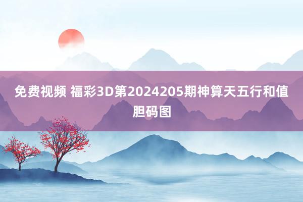 免费视频 福彩3D第2024205期神算天五行和值胆码图