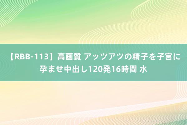 【RBB-113】高画質 アッツアツの精子を子宮に孕ませ中出し120発16時間 水