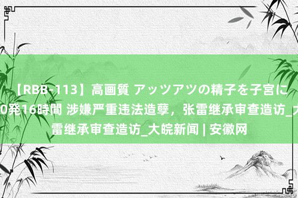 【RBB-113】高画質 アッツアツの精子を子宮に孕ませ中出し120発16時間 涉嫌严重违法造孽，张雷继承审查造访_大皖新闻 | 安徽网